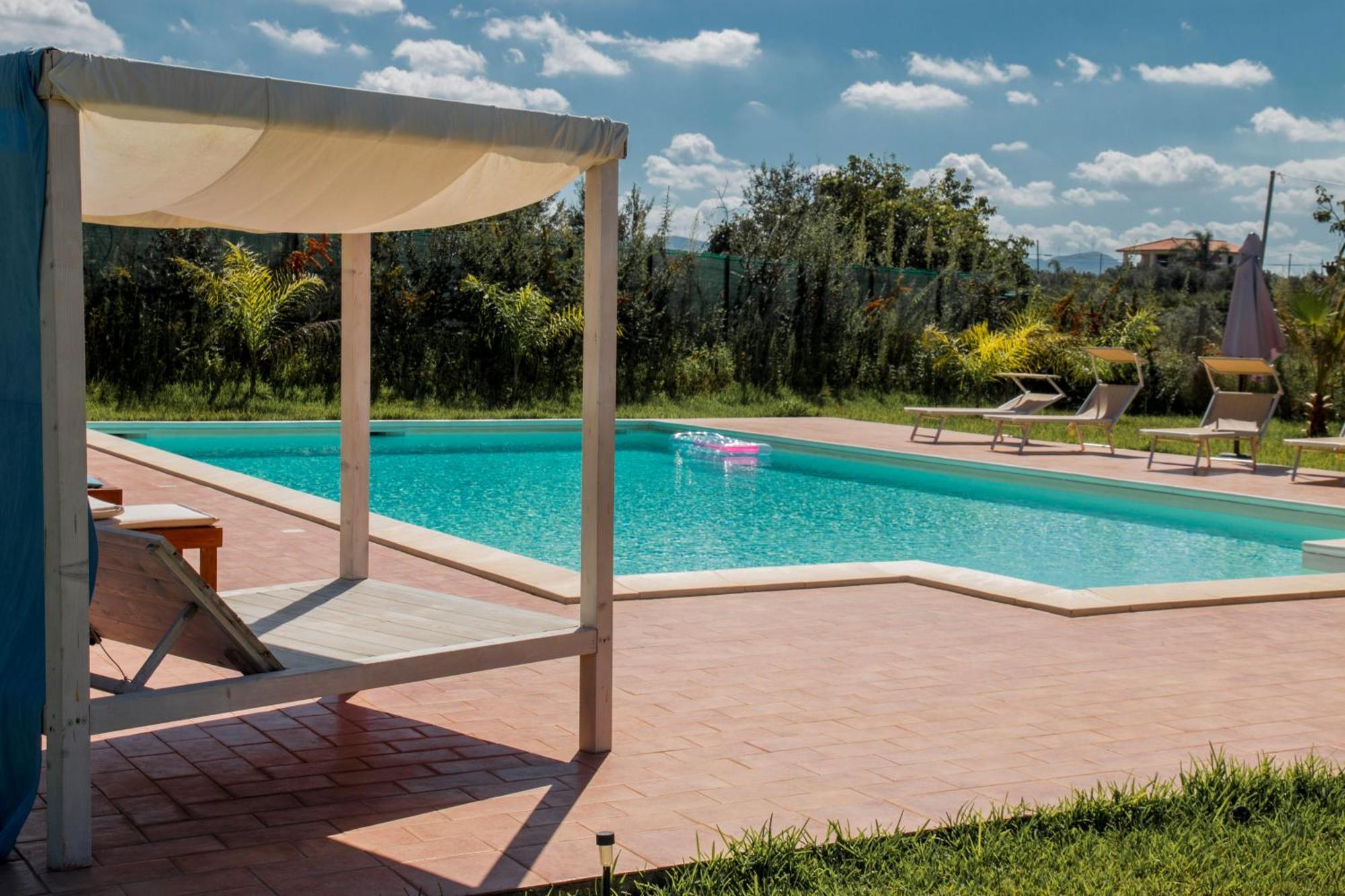 Villa Con Piscina Casale Di Gio Nel Golfo Di Castellammare Partinico Buitenkant foto